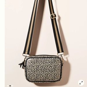 Anthropologie Leopard Katie Crossbody Bag